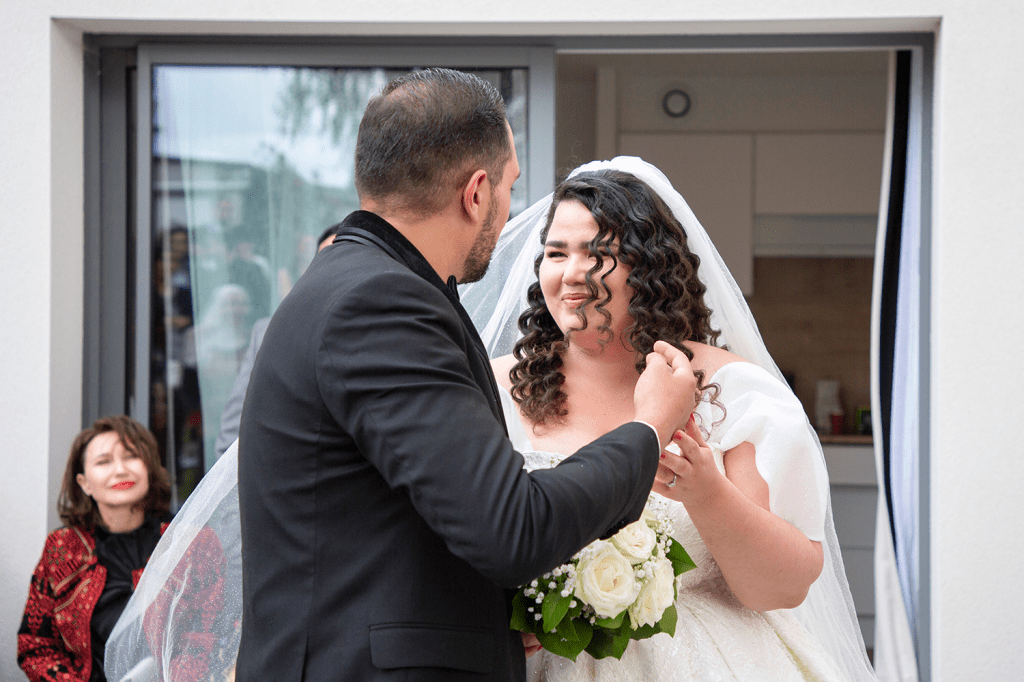 photo de la rencontre des mariés 